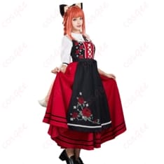 狼と香辛料 ホロ 民族衣装コスプレ｜素朴で可憐な雰囲気をまとう一式 - 1枚目の画像（サムネイル）