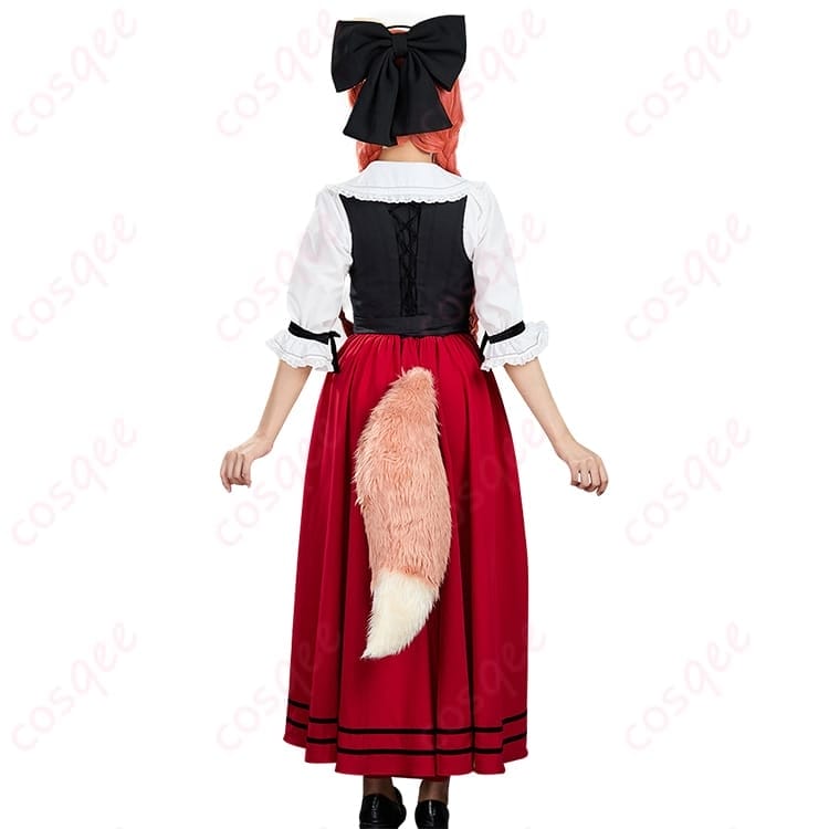 狼と香辛料 ホロ 民族衣装コスプレ｜素朴で可憐な雰囲気をまとう一式 - 6枚目の画像