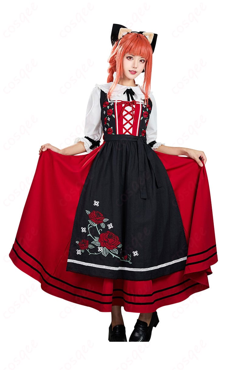 商品正面画像:ホロのアルザス民族衣装の正面写真。