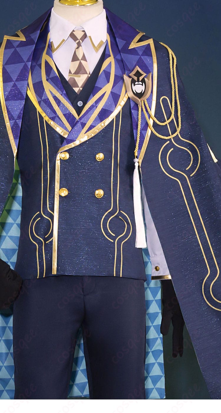 衣装の領口部分の装飾を映し出す画像。細かい刺繍が施されています。