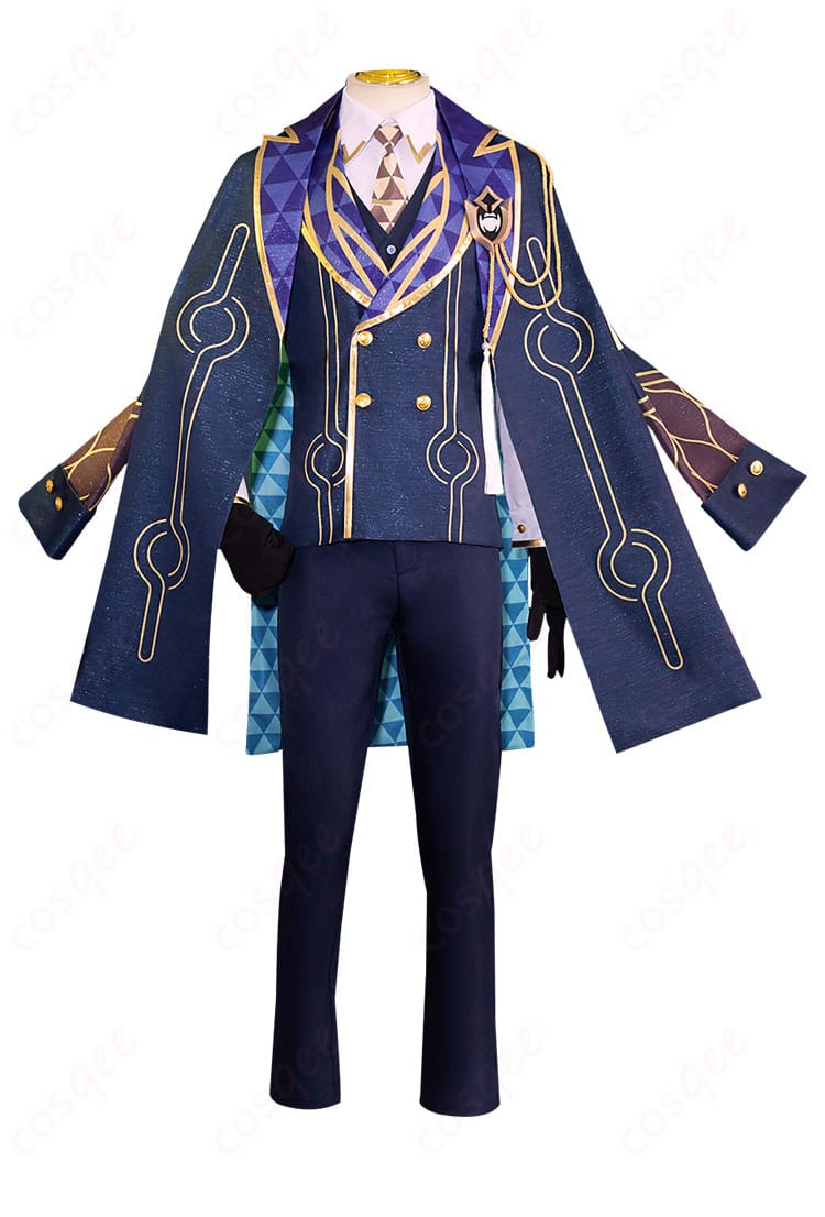 アベンチュリンのコスプレ衣装の正面を詳細に撮影した画像。高還元デザインの衣装。