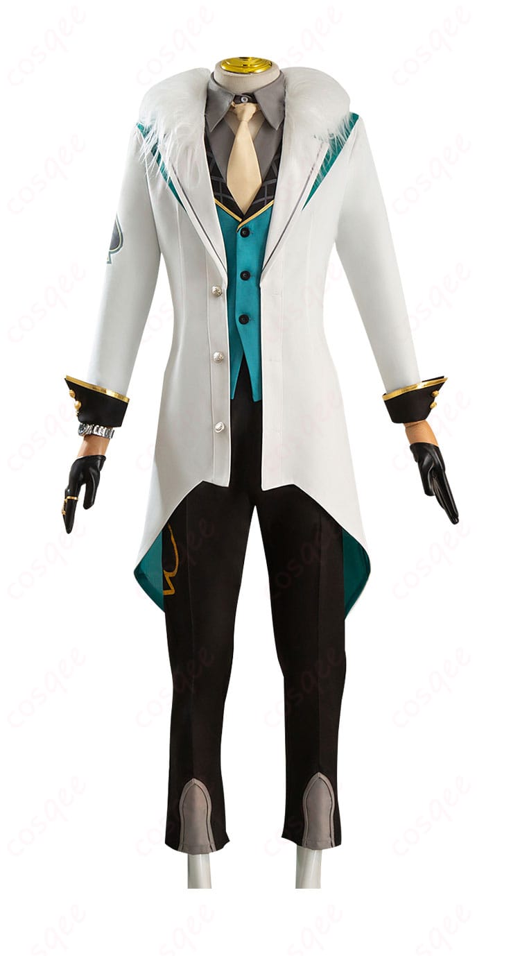 アベンチュリン コスプレ衣装の正面からの写真、詳細な装飾が確認できます