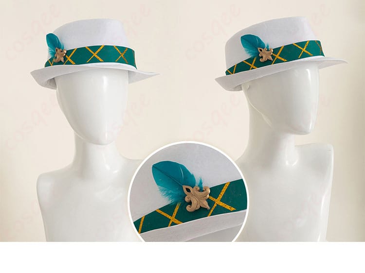 アベンチュリン コスプレ衣装の帽子の装飾ディテール、精巧な仕上がり