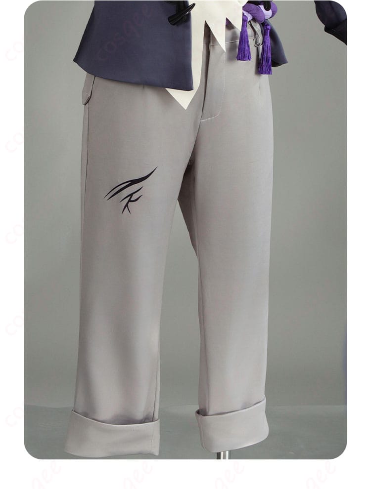 パンツ装飾のディテール画像 - カカワーシャのズボンに施された細かな装飾ディテール