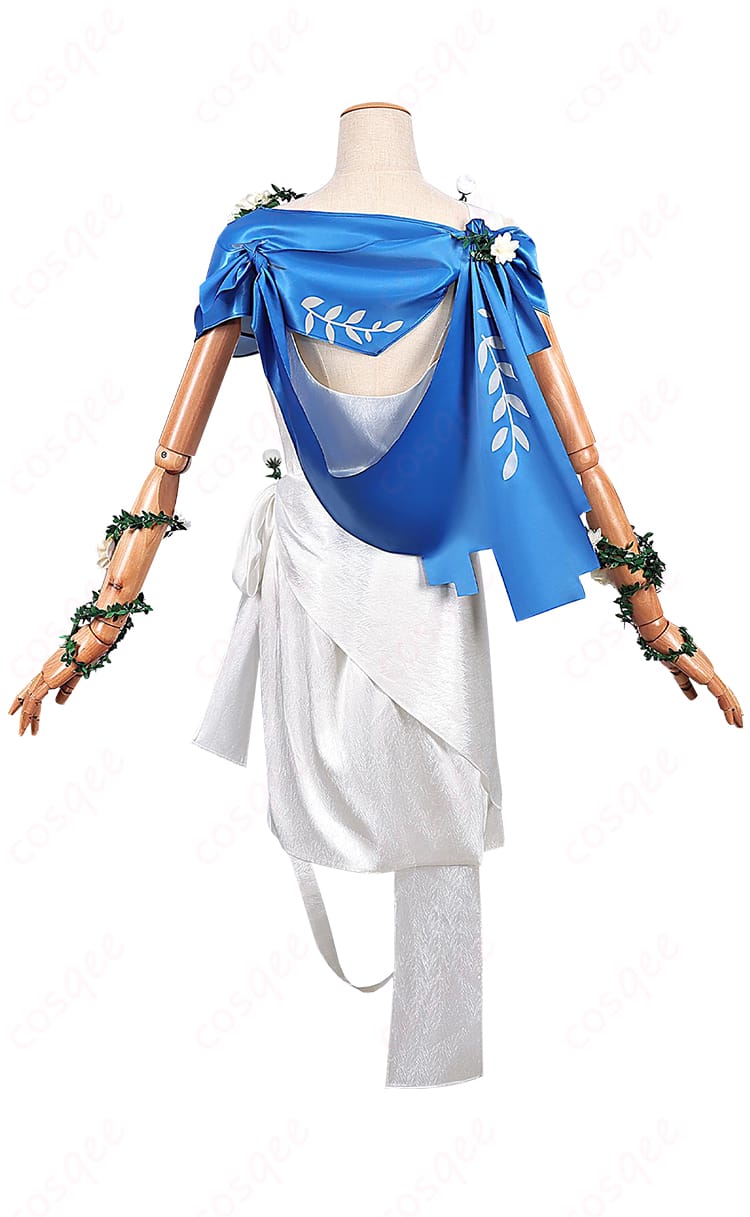 商品背面の写真。背中のディテールも忠実に再現されたコスプレ衣装。