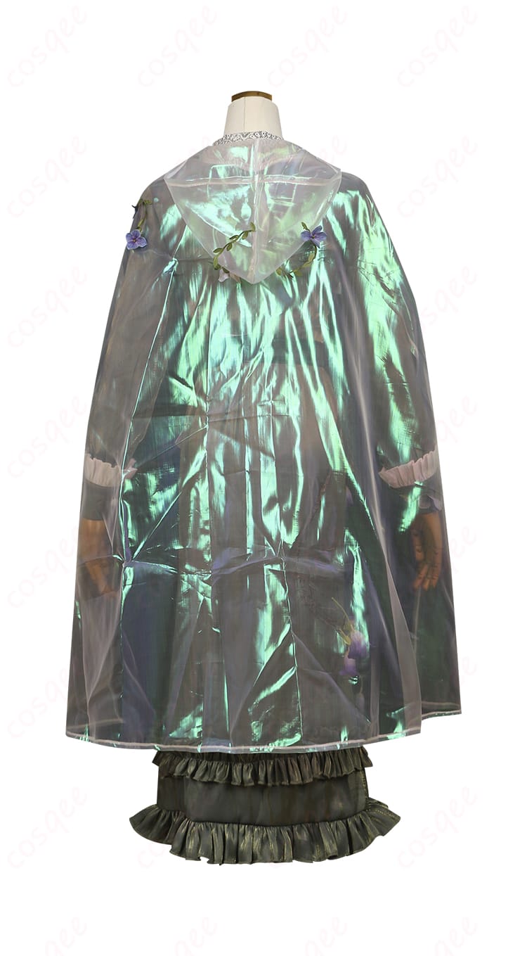 商品背面の「アニー・レスター」コスプレ衣装。背中のデザインが非常に精緻です。