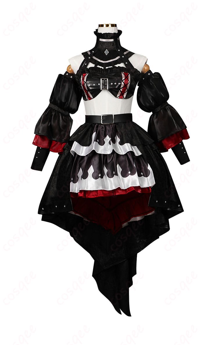 商品正面図 – 魔王のコスプレ衣装正面詳細、細部まで再現されたデザイン。