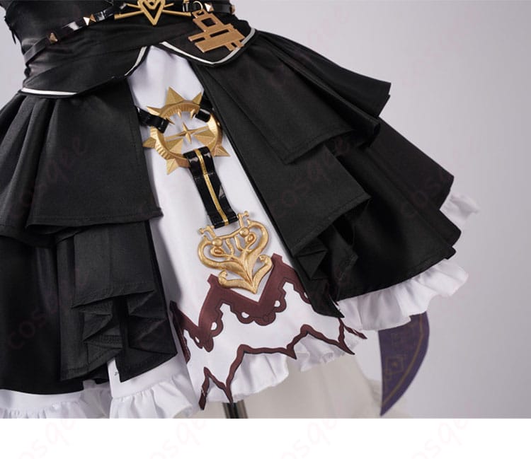 スカートの裾の装飾細部 - ホロライブ 宝鐘マリンの衣装の裾デザイン