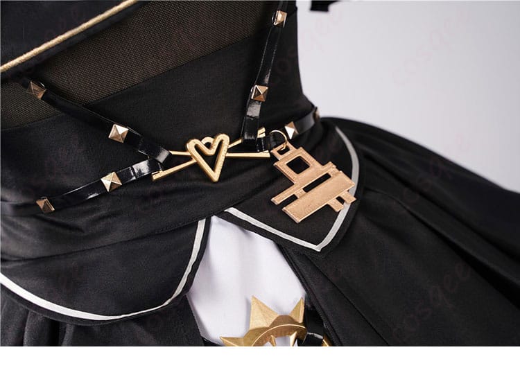 腰帯と腰周りの装飾細部 - 宝鐘マリンのコスプレ衣装の腰飾り