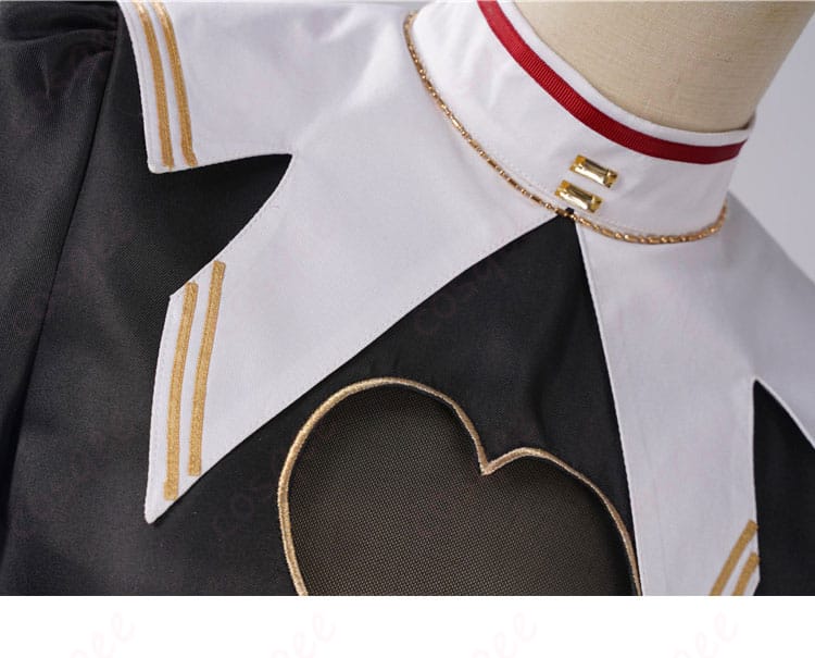 衣襟装飾の細部 - 宝鐘マリン 1stライブのコスプレ衣装詳細