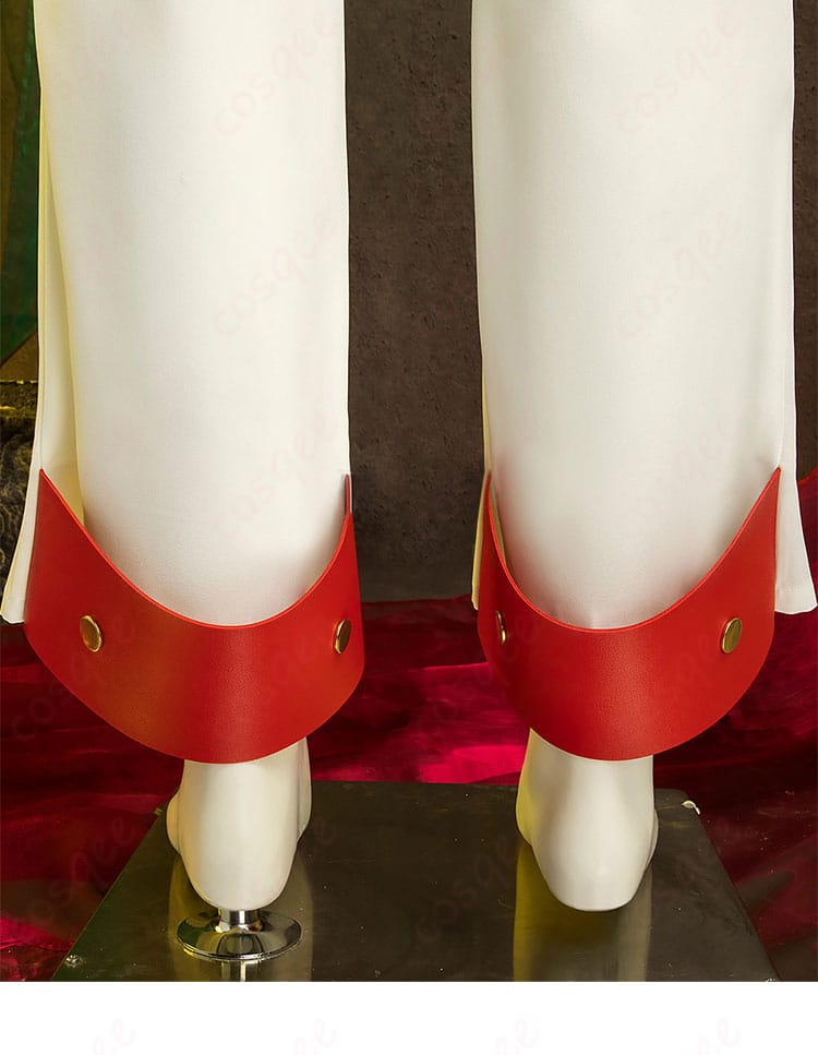 ソル=バッドガイ コスプレ衣装 ズボンの装飾ディテール。キャラクターの特徴を再現したデザインが見て取れます。