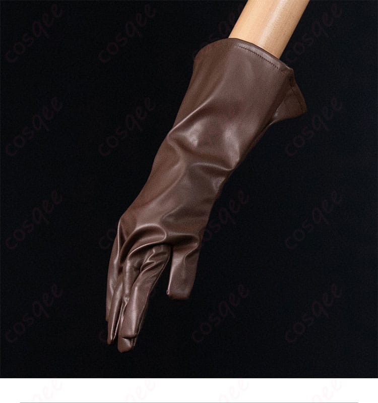 ダンジョン飯 フレキ コスプレ衣装 手袋の装飾ディテール。アクセントとして完璧な仕上がり。