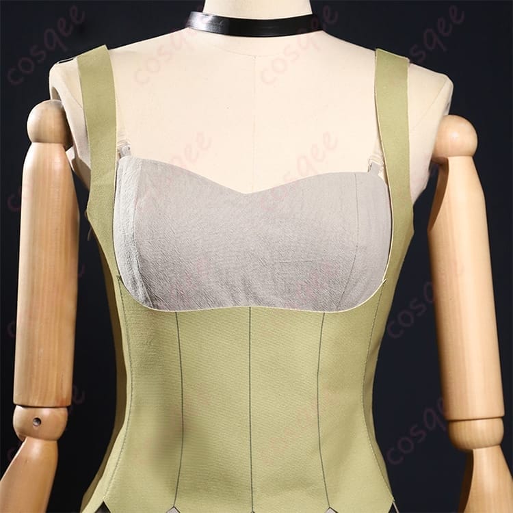 ダンジョン飯 シスヒス コスプレ衣装 エルフ耳付きで世界観ばっちりの上品コーデ - 5枚目の画像