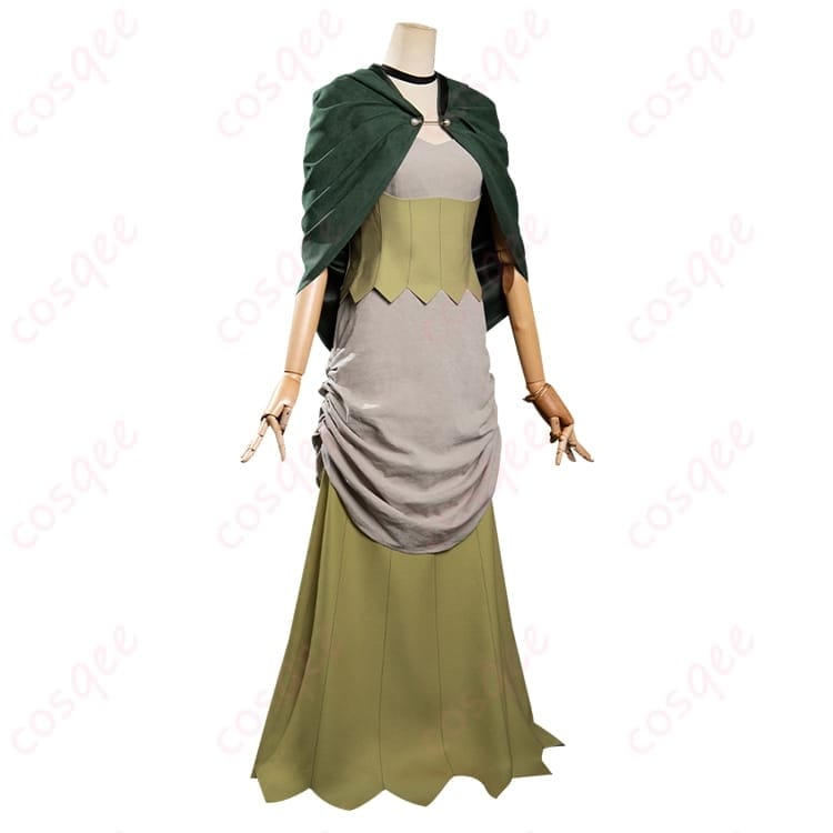 ダンジョン飯 シスヒス コスプレ衣装 エルフ耳付きで世界観ばっちりの上品コーデ - 3枚目の画像