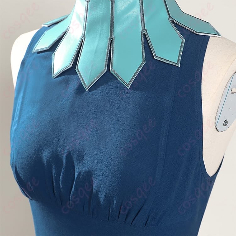 ダンジョン飯 ミルシリルのエルフワンピース｜耳付き小物セットで世界観まできれいに再現 - 5枚目の画像