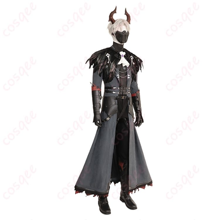 FF7 セフィロスの存在感を纏う漆黒コート一式 豪華アクセ付きで写真映え抜群 - 3枚目の画像