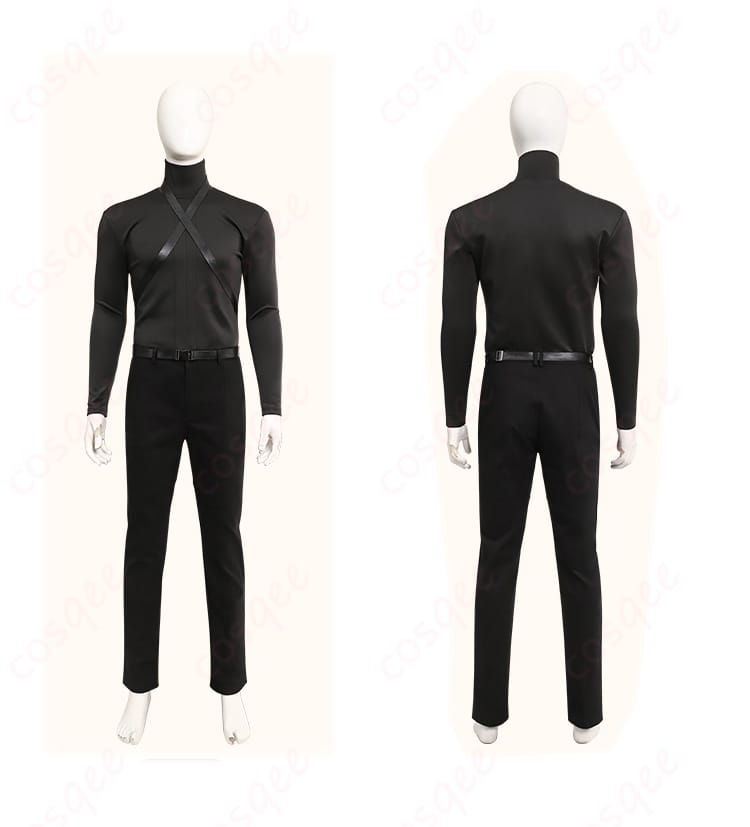 セフィロス ハロウィン コスプレ衣装の内側の詳細。裏地とフィット感。