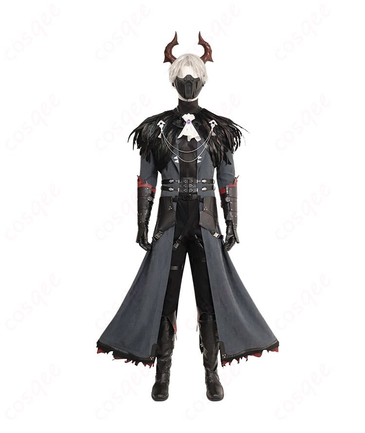 セフィロス ハロウィン コスプレ衣装の正面図。高再現度のコスプレ衣装。