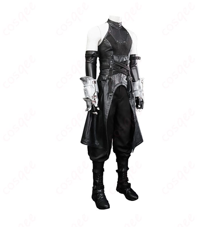 セフィロス コスプレ衣装、右側からのリアルなデザイン