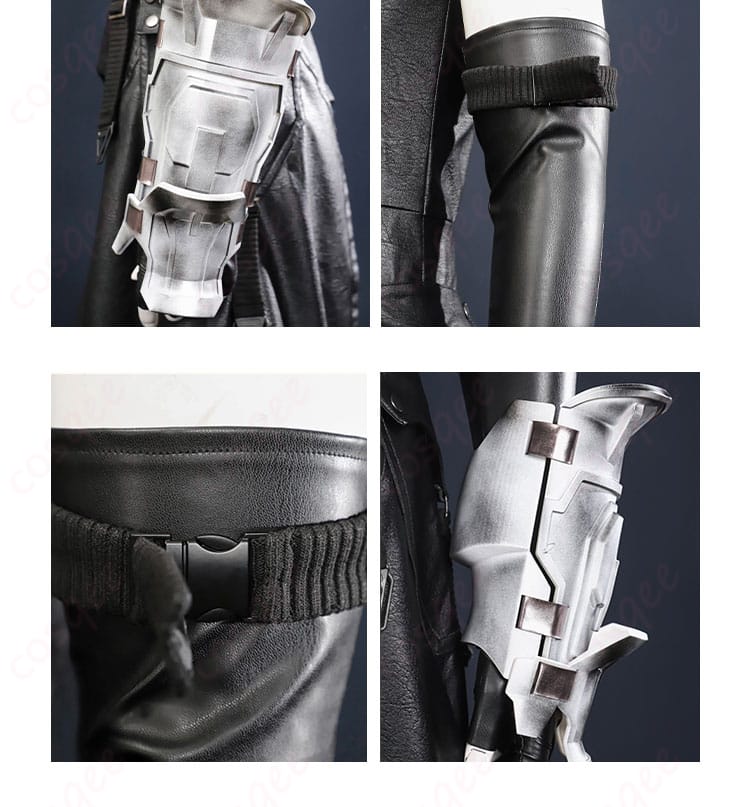 セフィロス コスプレ衣装、腕部分と手甲の装飾