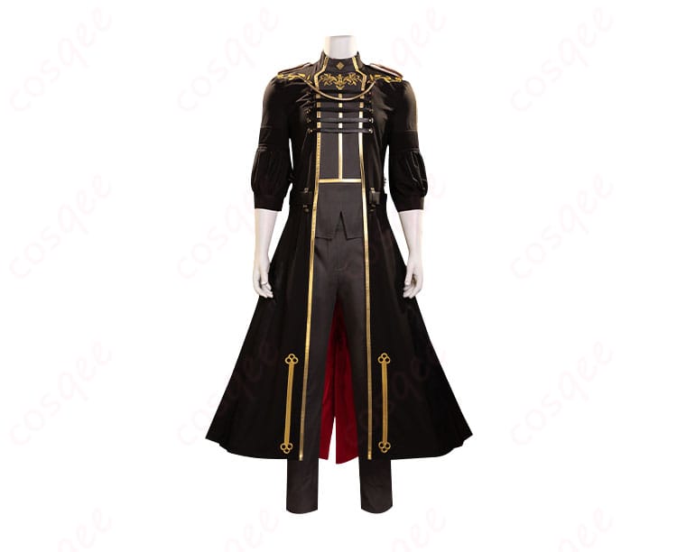 服装正面の装飾ディテール - 神羅軍の制服に施された正面の装飾細部。