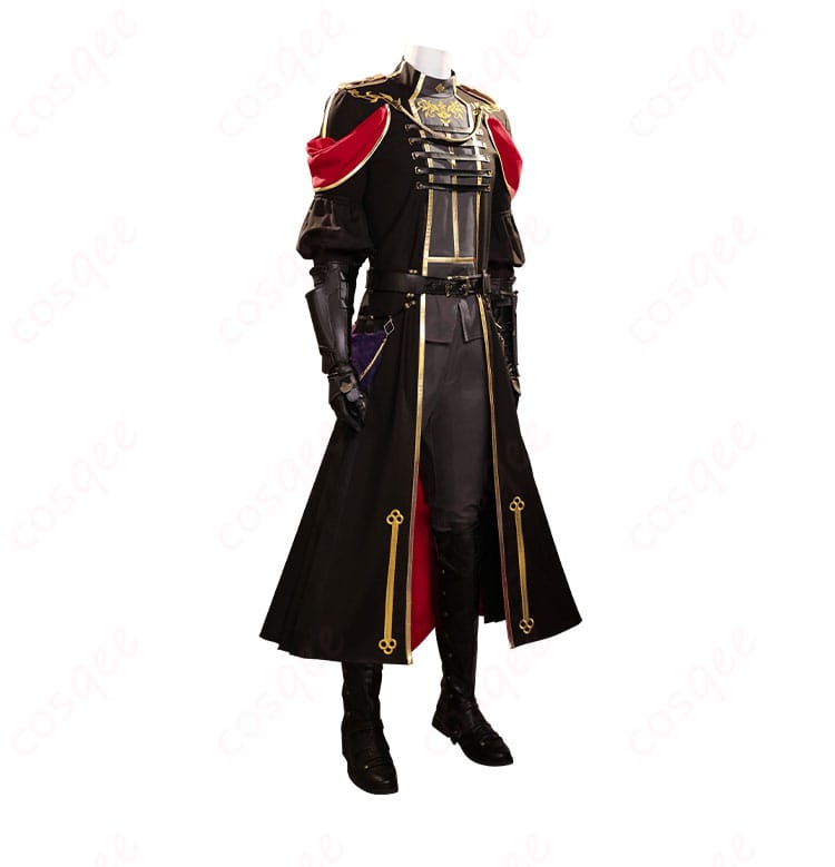 商品左側の画像 - セフィロス(青年)のコスプレ衣装左側から見たデザイン。