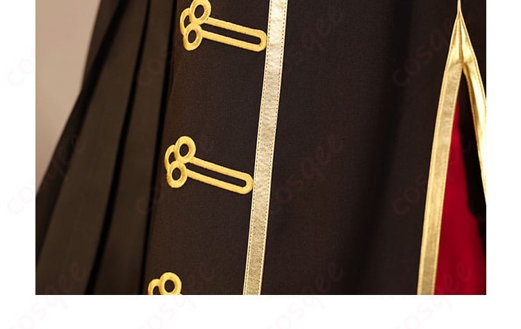 衣摆装飾のディテール - セフィロスの衣裾部分の装飾詳細。