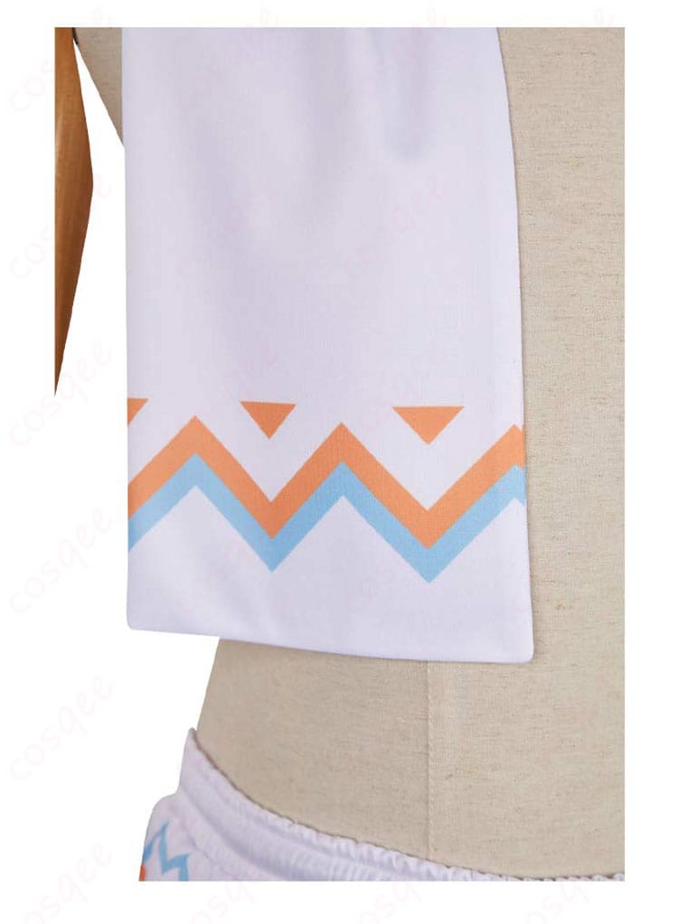 囲巾装飾の細部 – 高品質な素材と細かい刺繍でリアルさが際立つ