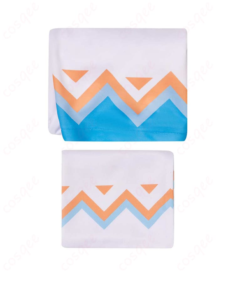 セット内容の画像 – ショートパンツとマフラーのセット内容が一目でわかる