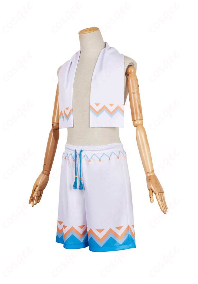 商品左側画像 – 美しいシルエットを強調した空のコスプレ衣装