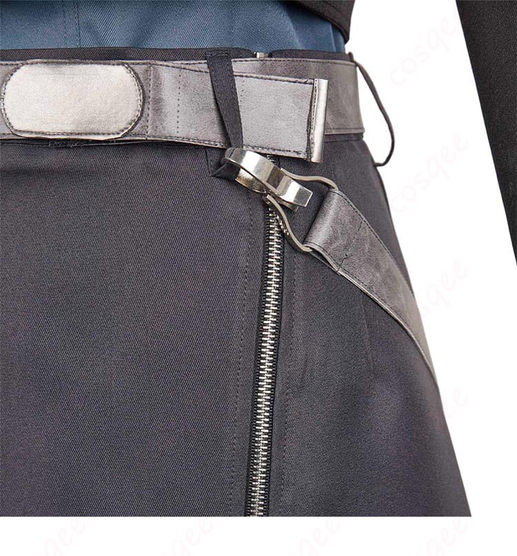 腰帯装飾細節図|亜白ミナ コスプレ衣装の腰帯の装飾|怪獣8号 コスプレ衣装の特徴的なアクセサリー