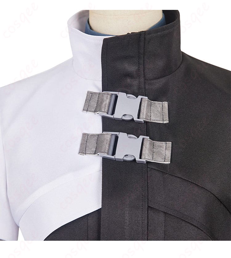 衣襟装飾細節図|亜白ミナ コスプレ衣装の衣襟の装飾|細かい刺繍とデザインが特徴