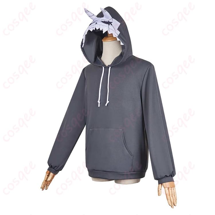 怪獣8号 日比野カフカの怪獣パーカー コスプレ｜動きやすく写真映えするストリート調 - 2枚目の画像