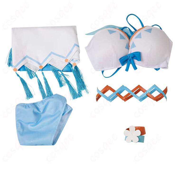 原神 蛍 水着 コスプレ衣装、ナタ 魔神任務の温泉セット内容の画像