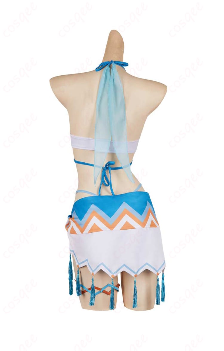 原神 蛍 水着コスプレ衣装背面デザイン、ナタ魔神任務の温泉水着