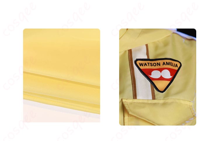 ワトソン・アメリアのコスプレ衣装の胸前の装飾