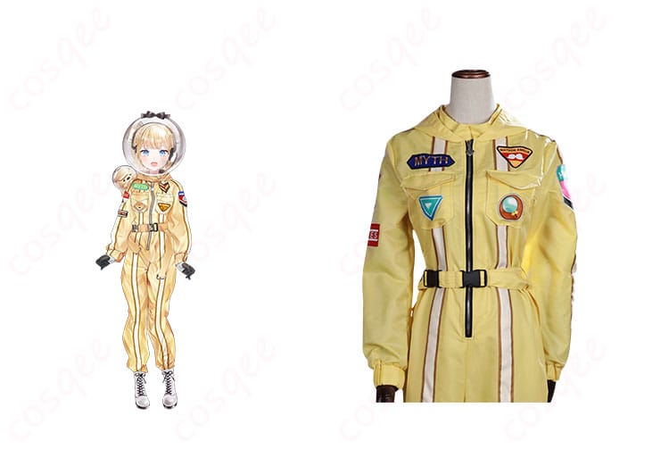 ワトソン・アメリアのキャラクターを組み合わせたコスプレ衣装の画像