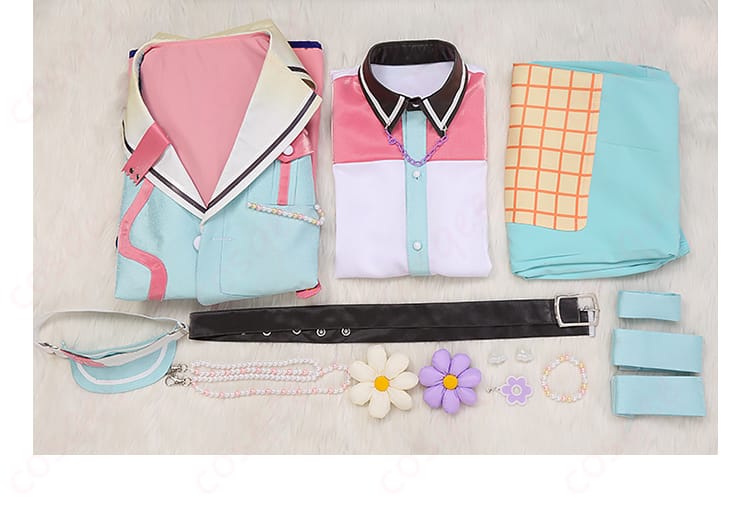 あんさんぶるスターズ!! ハッピーチャーム衣装 セット内容の展示 コスプレ衣装 明星スバル 春川宙 漣ジュン