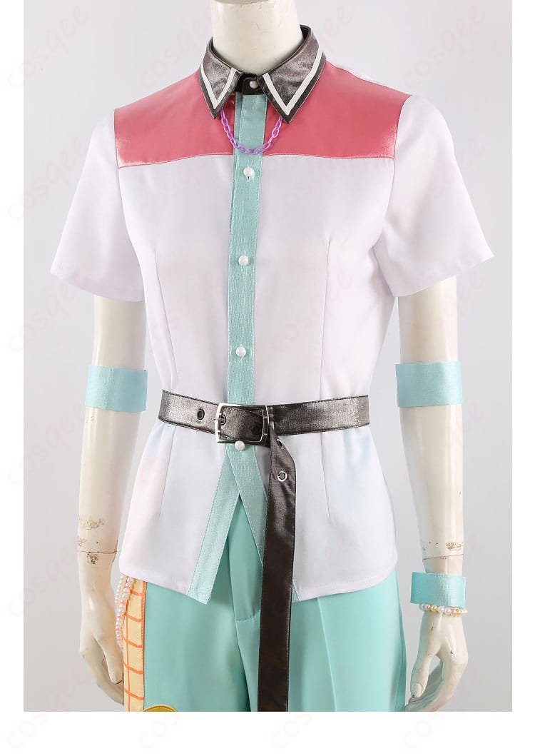 あんさんぶるスターズ!! ハッピーチャーム衣装 腰帯装飾の詳細 コスプレ衣装 明星スバル 春川宙 漣ジュン