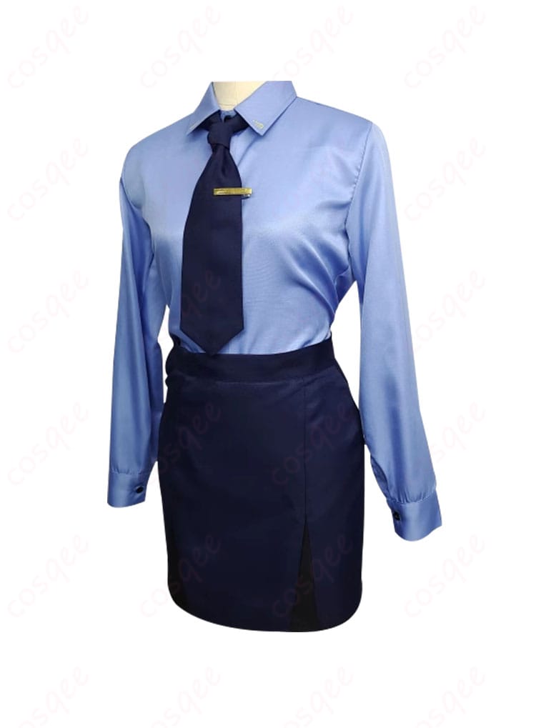 ブルーアーカイブ 尾刃カンナ コスプレ衣装 内搭のスカート部分の詳細。衣服の素材や仕立てがしっかりと表現されています。