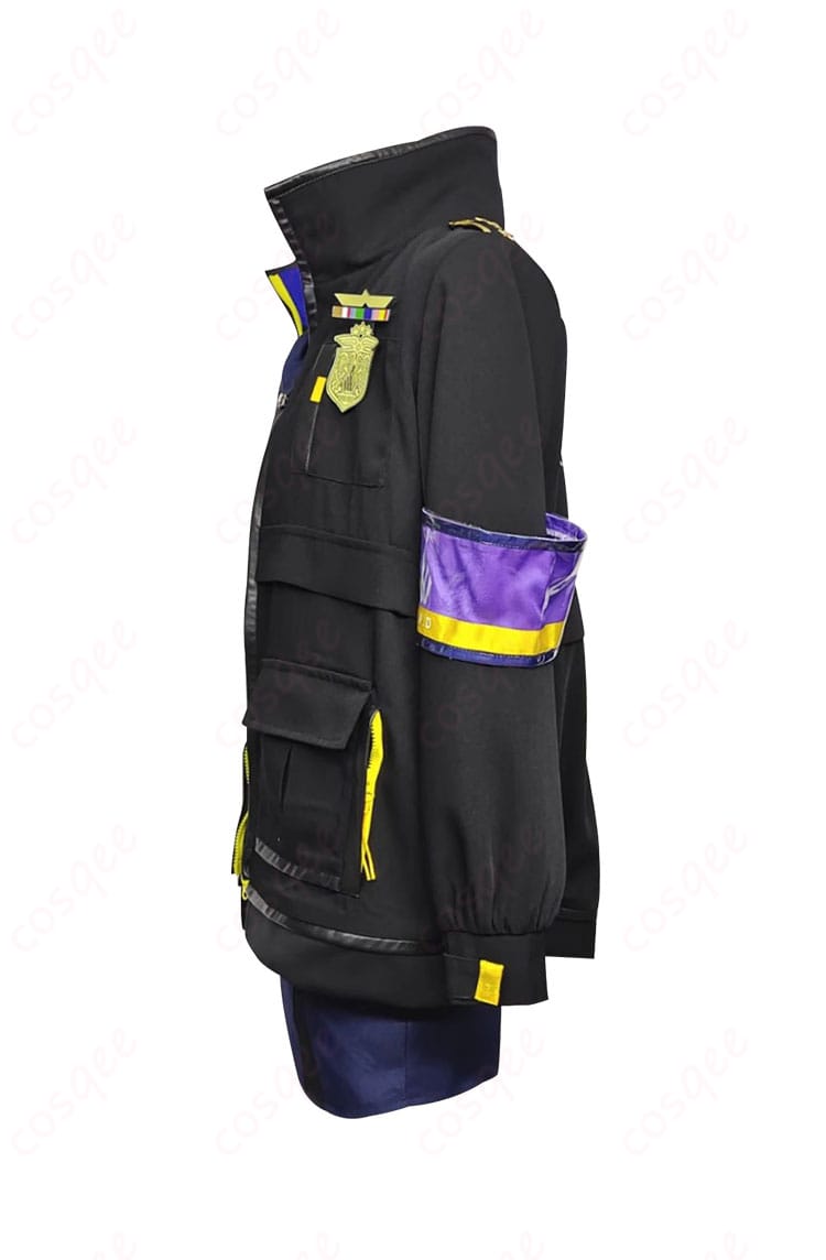 ブルーアーカイブ 尾刃カンナ コスプレ衣装 左側のディテール。衣装の細かいデザインがよくわかる一枚です。