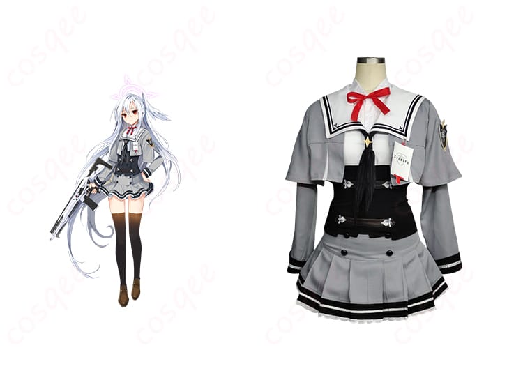 守月スズミのコスプレ衣装とキャラクターの組み合わせ。ブルーアーカイブの世界を忠実に再現したデザイン。