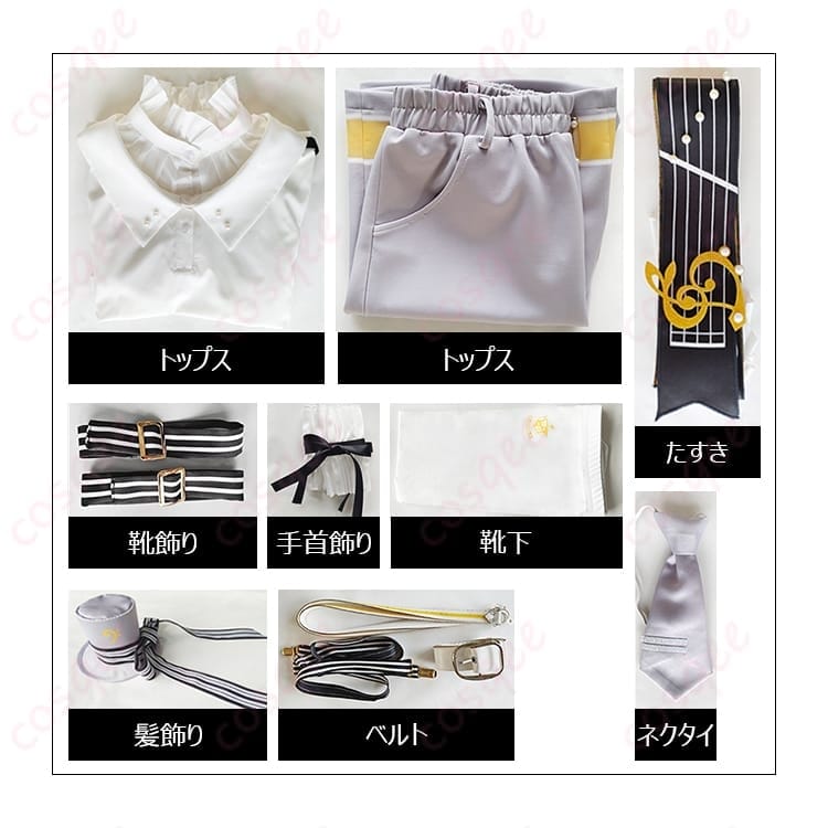 初音ミクシンフォニー 鏡音レン シンフォニー2024 コスプレ｜上品で舞台映えするエレガントな一着 - 4枚目の画像