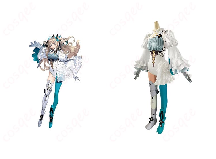 Fate/Grand Order スペース・エレシュキガル コスプレ衣装 第三再臨 服装とキャラクターの融合画像。高還元度のデザインで、リアルなキャラクター再現。