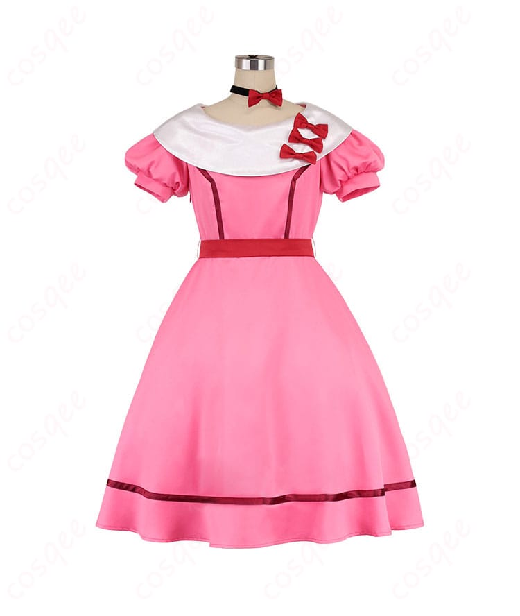 ポケモンヒカリのコンテスト衣装、正面の詳細。完璧な再現度でコスプレファンにおすすめの衣装。