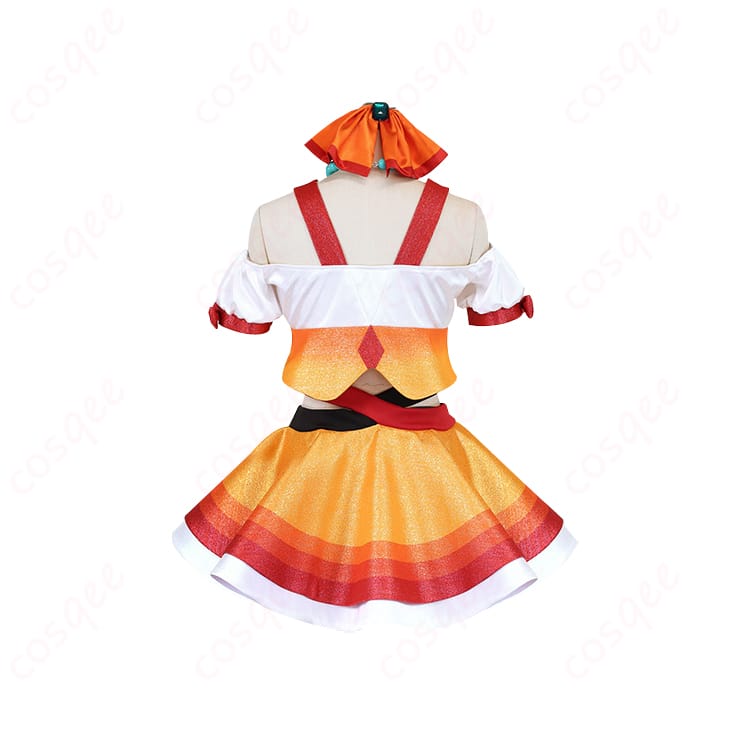 セレナのコスプレ衣装、背面のデザイン。リアルな再現で、ファンにとって理想的な衣装です。