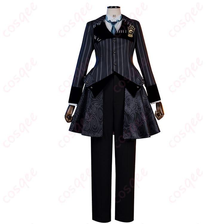 ツイステ リドル・ローズハート ナイトメアースーツ コスプレ衣装で端正な英倫ムードを纏う - 1枚目の画像