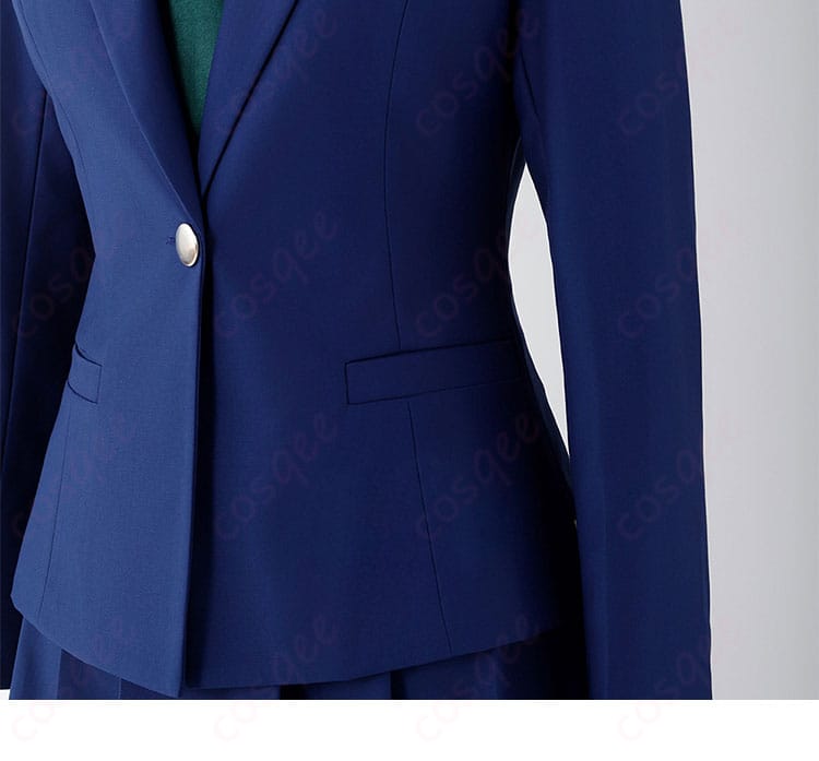 名探偵コナン 毛利蘭 コスプレ衣装 外套門襟装飾の詳細 - 美しいディテールを凝縮したコスプレ衣装