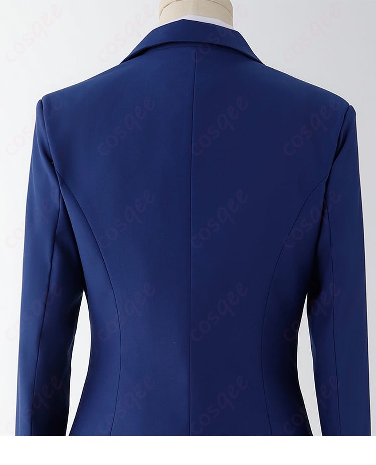 名探偵コナン 毛利蘭 コスプレ衣装 背面詳細 - 背中部分も忠実に再現したコスプレ衣装