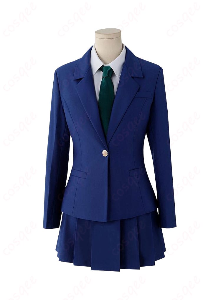 名探偵コナン 毛利蘭 コスプレ衣装 正面画像 - 高い再現度でファン必見の制服コスプレ